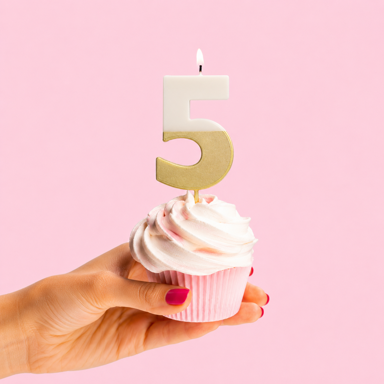 #5 Gold Dip Candle