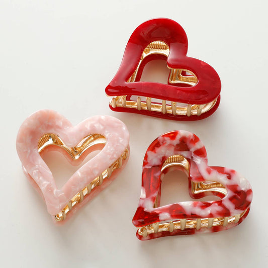 Heart Claw Clip