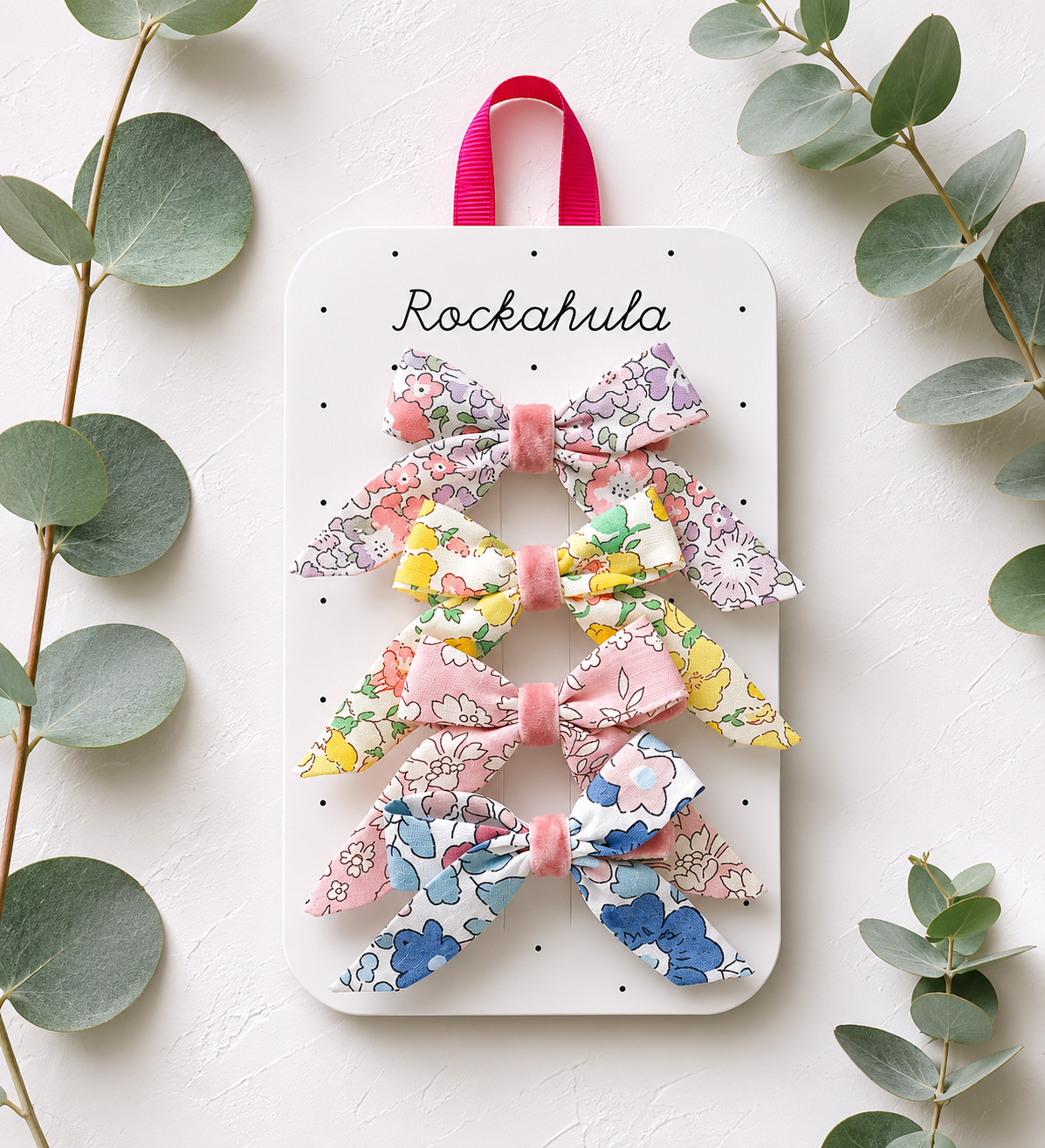 Floral Hair Clips (4)