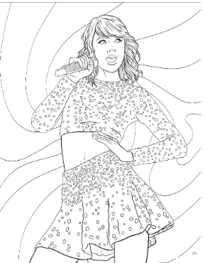 T. Swift Coloring Book