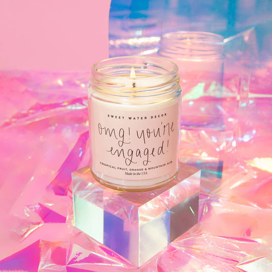 OMG! Engaged candle.