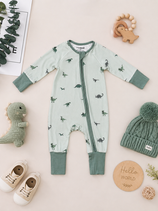 Dino Long Sleeve Romper