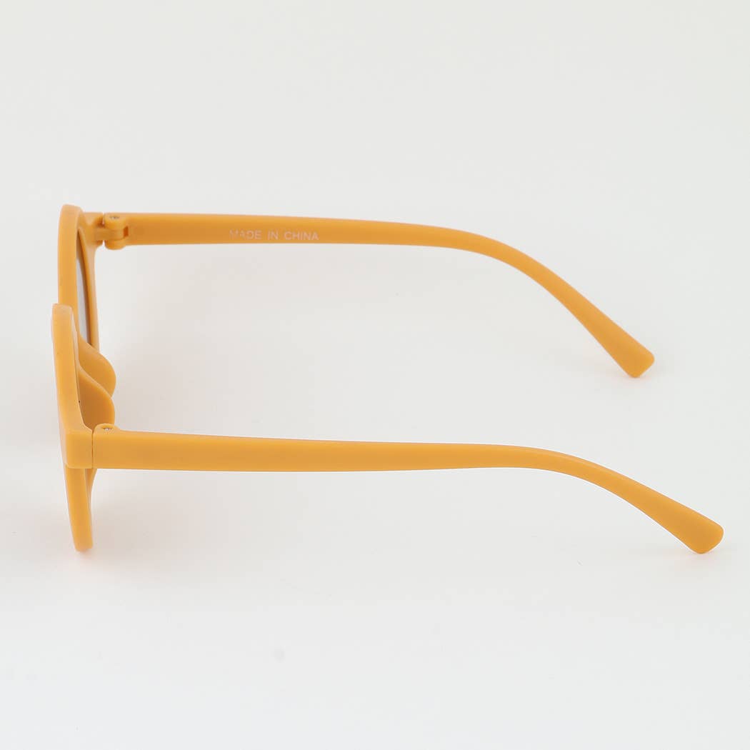 Retro Matte Round Sunglasses