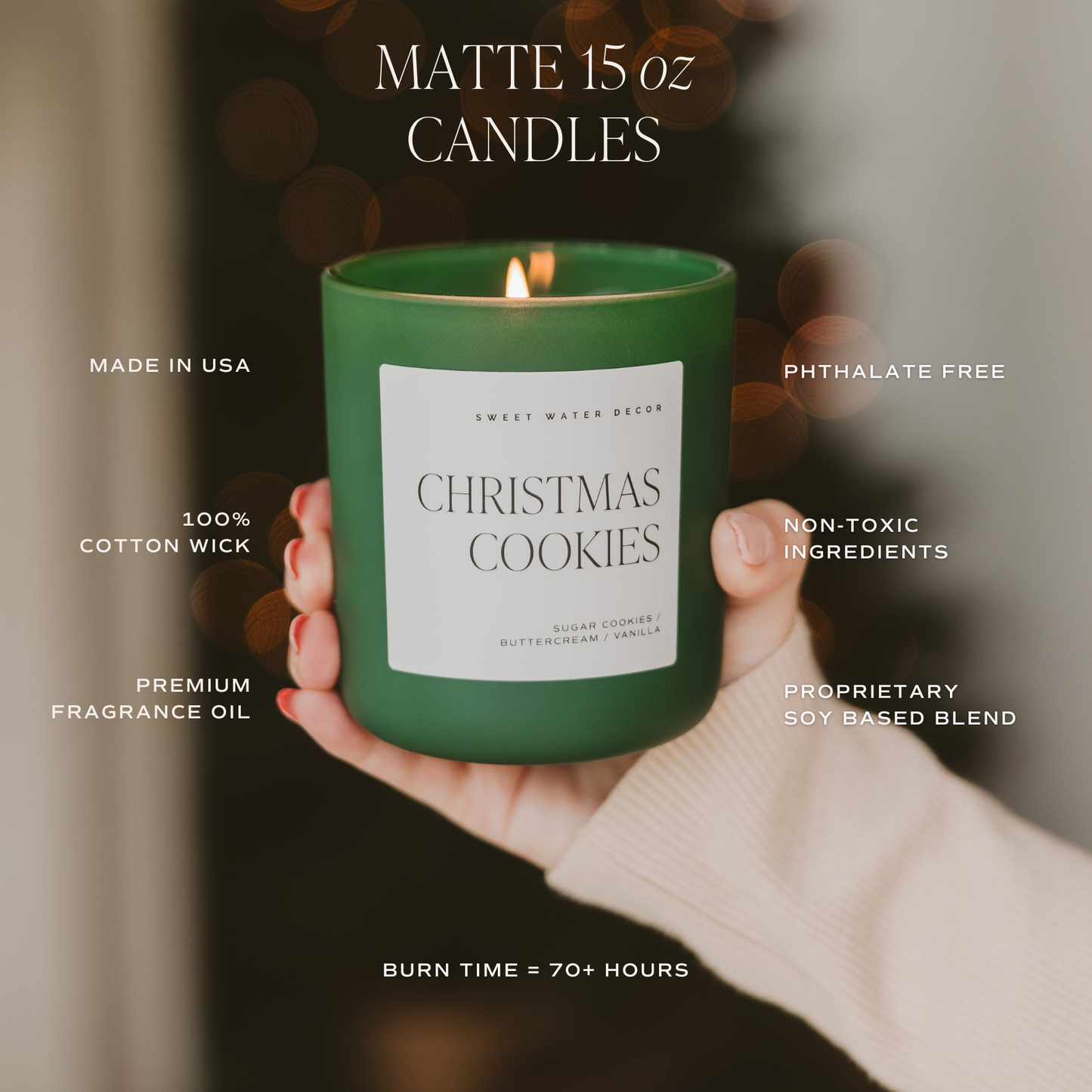 Christmas Cookies 15 oz Soy Candle