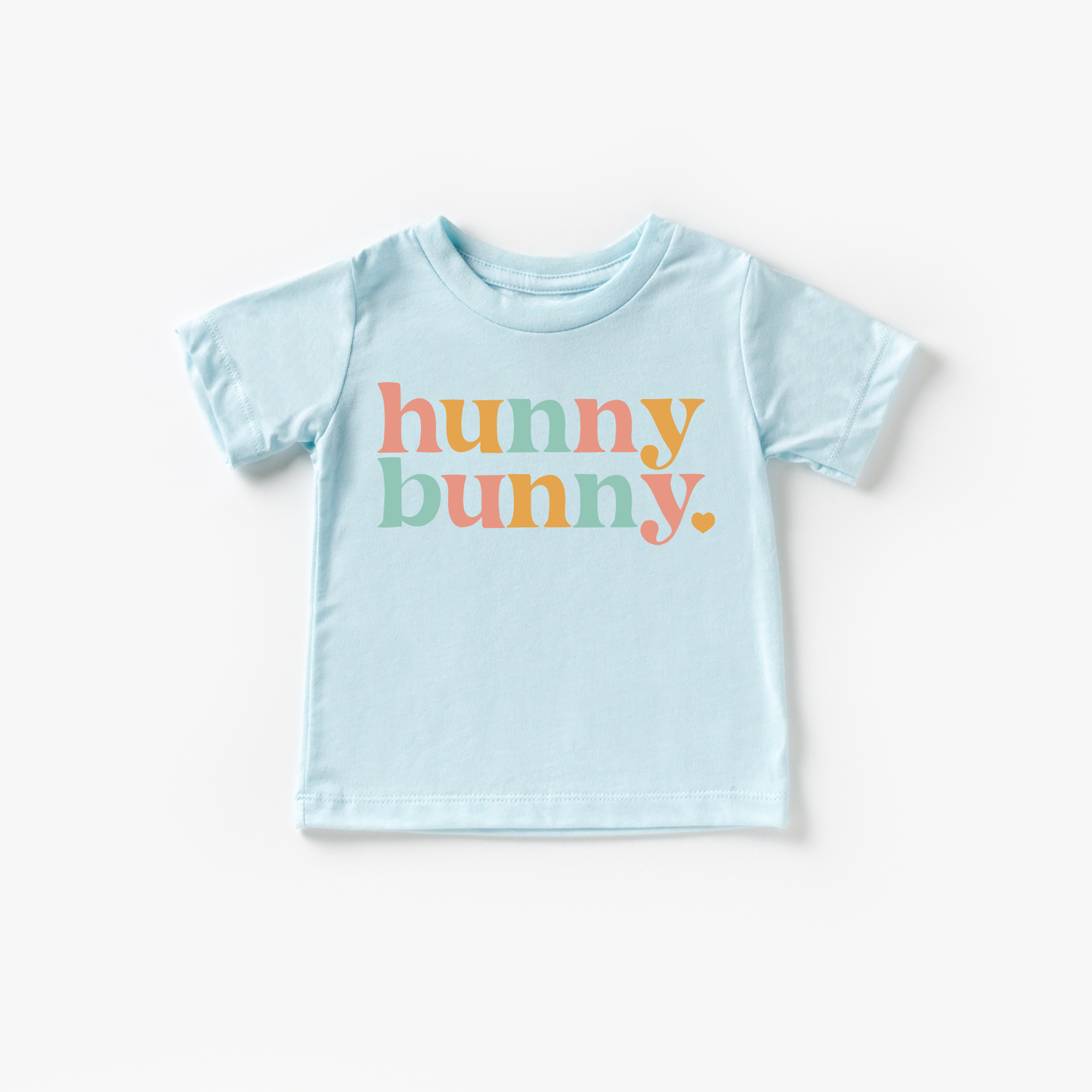 Hunny Bunny Toddler and Youth Easter Shirt: Ice Blue / 3T