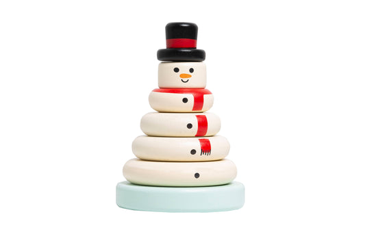 Wood Snowman Stacking Toy