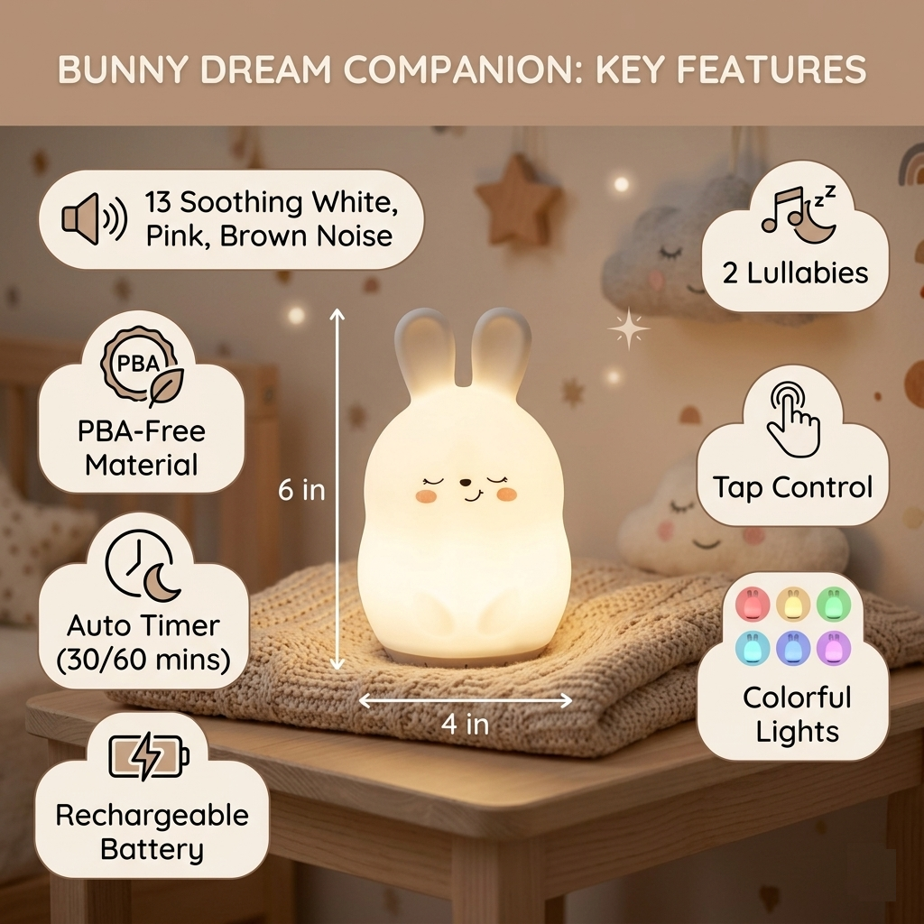 Bunny Sound Machine/Lamp