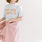 Hunny Bunny Toddler and Youth Easter Shirt: Ice Blue / 4T