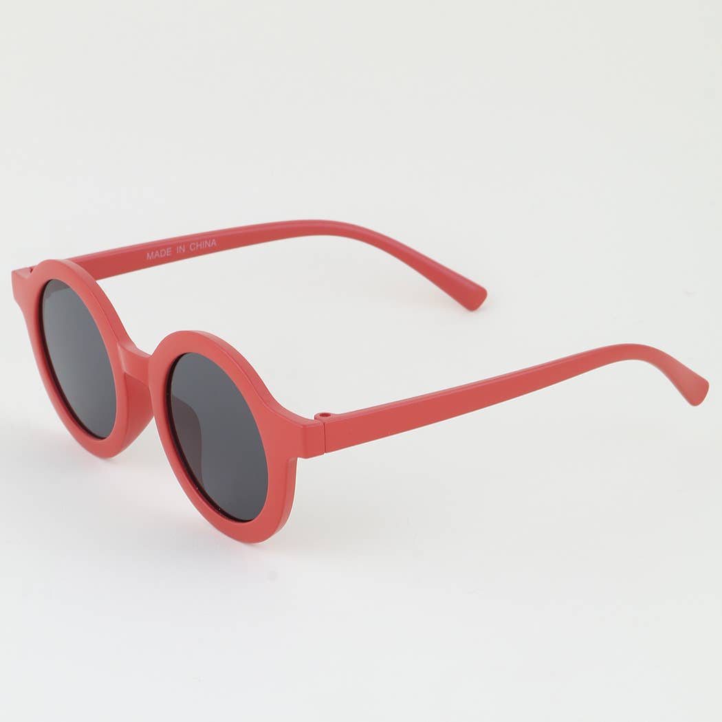 Retro Matte Round Sunglasses