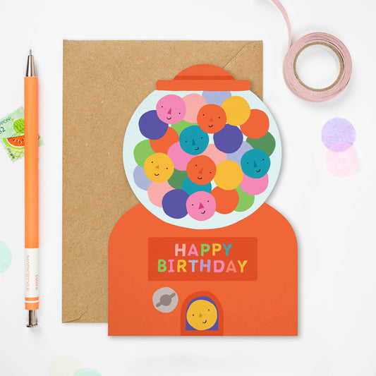 Gumball Bday Card