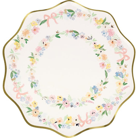 Elegant Floral Dinner Plate