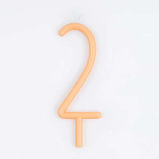 Slim Number Candle #2