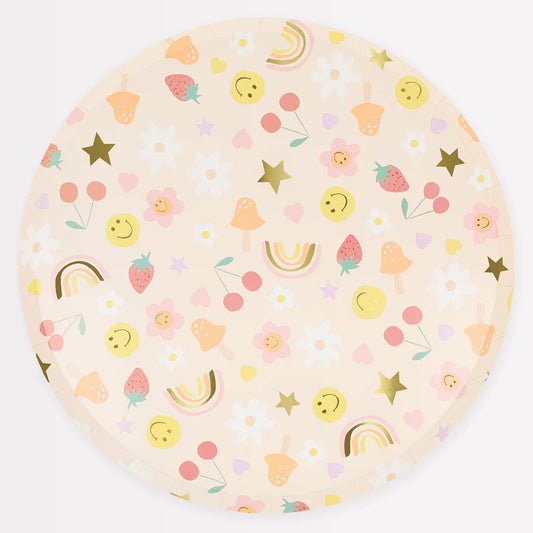 Happy Icons Dinner Plate