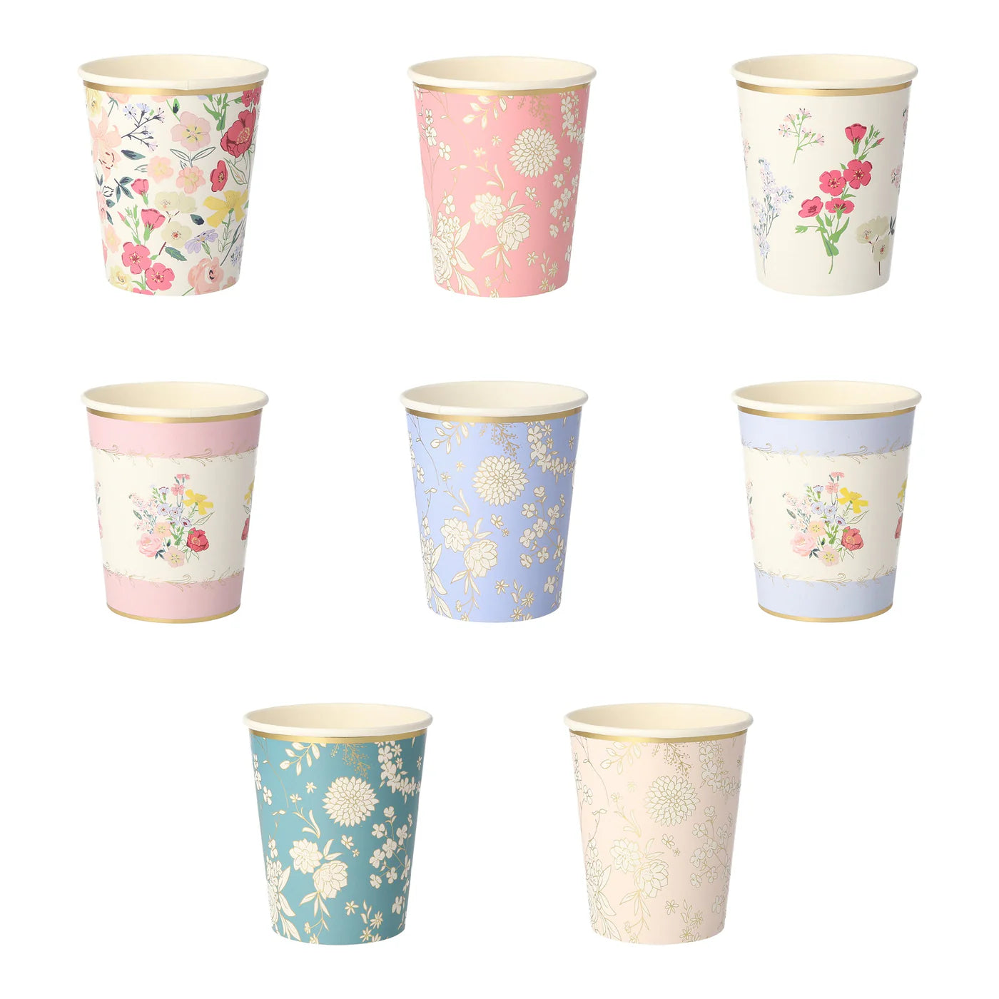 English Garden Cups