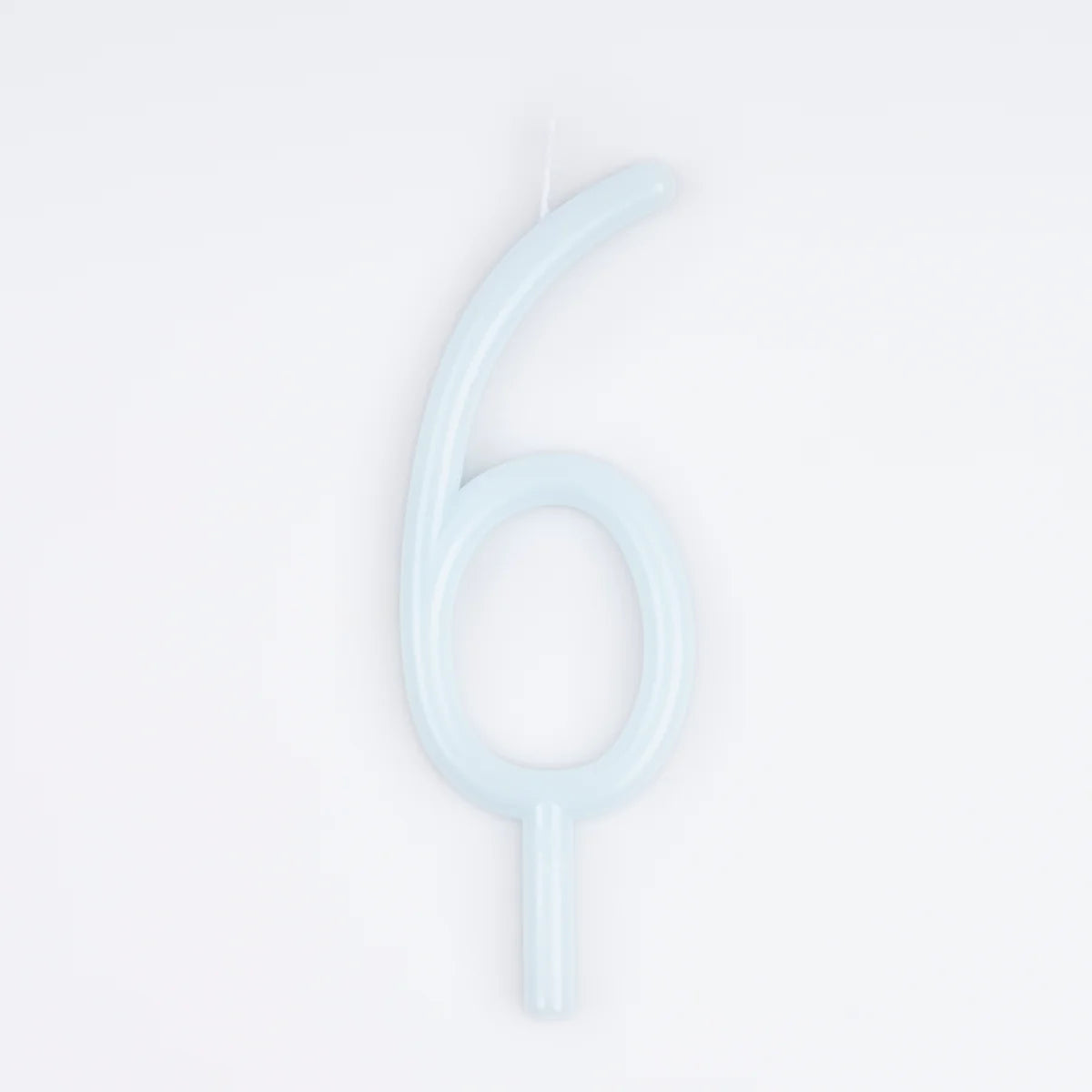 Slim Number Candle #6