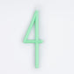 Slim Number Candle #4