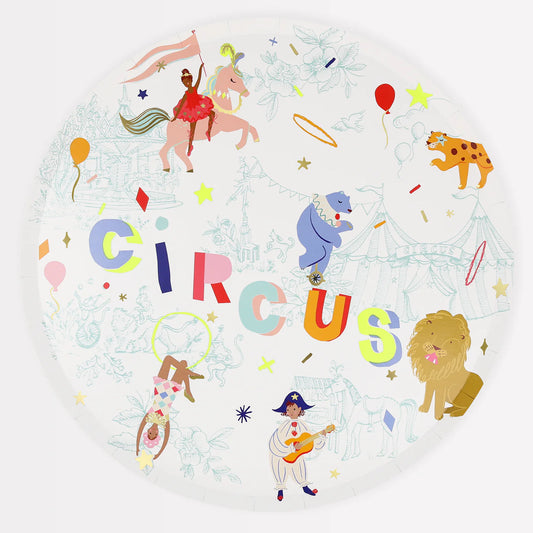 Circus Dinner Plate