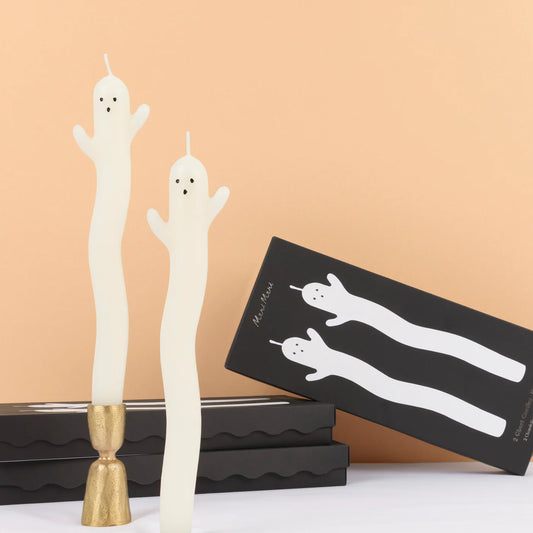 Ghost Taper Candles