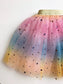 Rainbow Ombre Tutu w/Stars