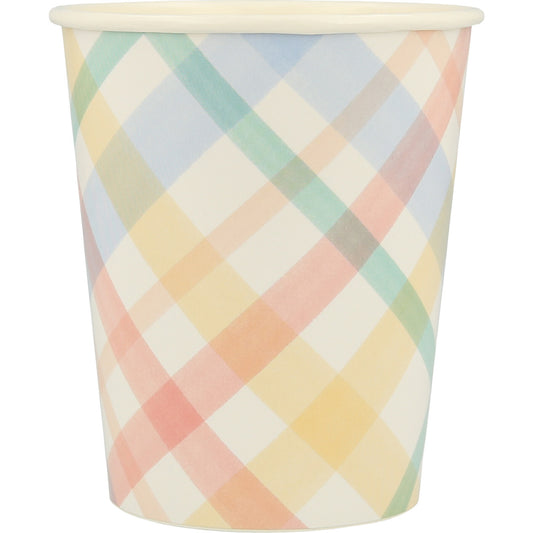 Plaid Pattern Cups