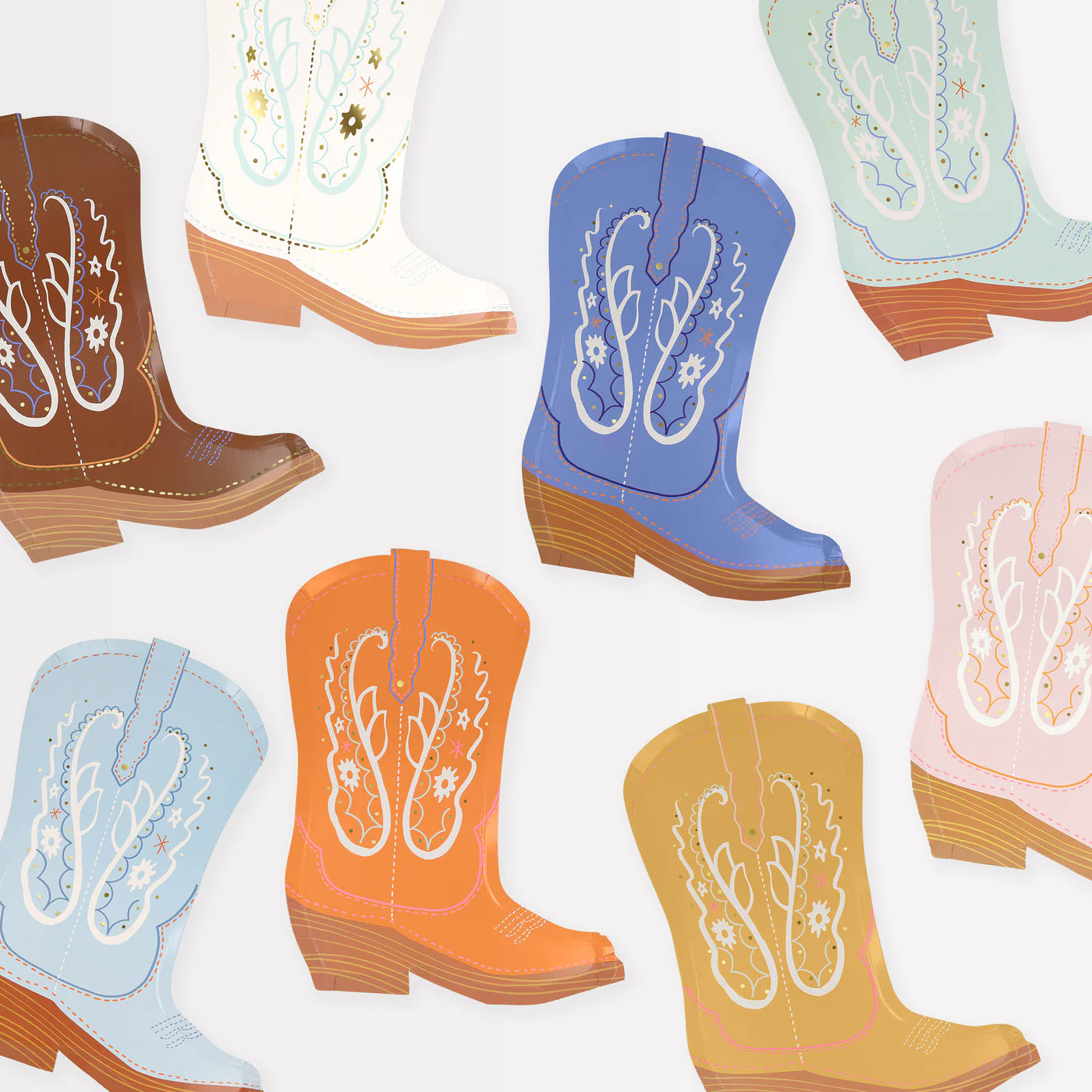 Meri Meri- Western Boot Plates