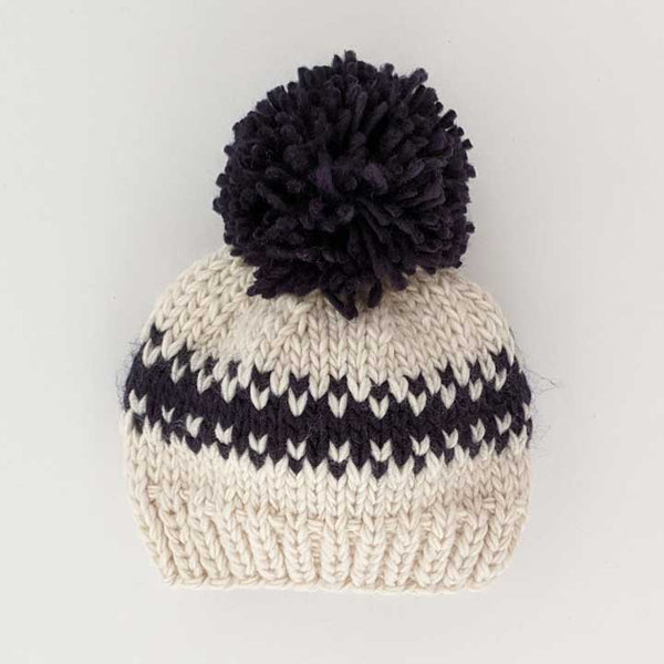 Rebel Natural Knit Beanie Hat 2-6Y