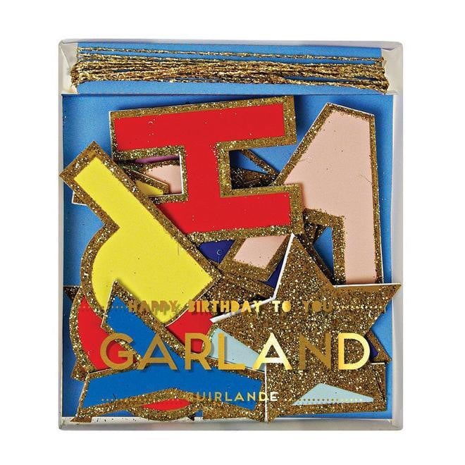 Waterlemon Kids - Happy Birthday Garland - Mini - Garland 