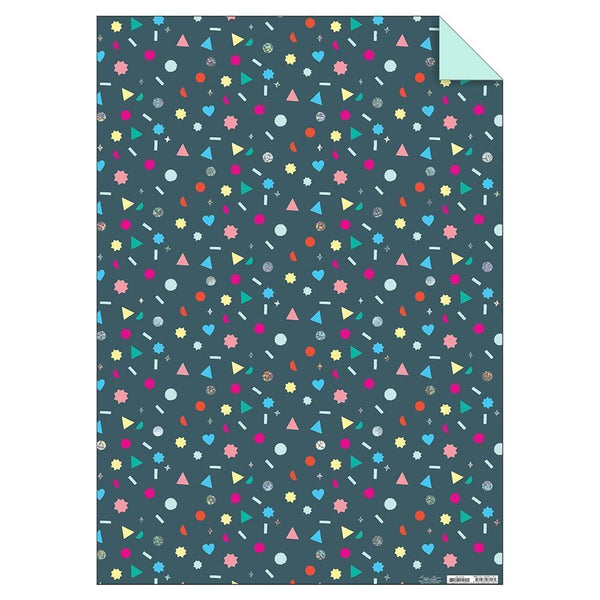 Waterlemon Kids - Geometric Shapes Sheet Wrap - Gift Wrap 