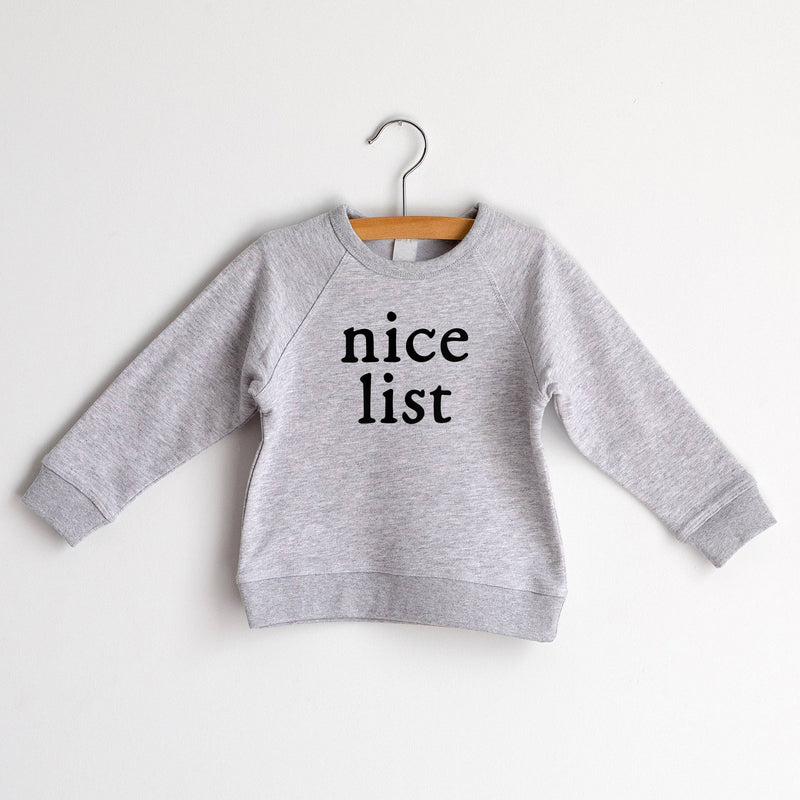 Nice List Pullover- 12/18M