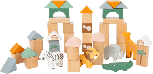 Pastel Building Blocks Safari