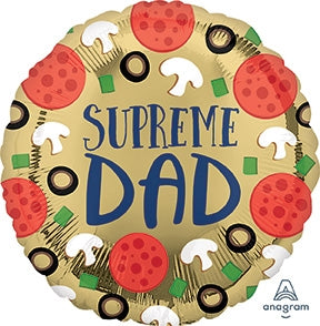 "Supreme Dad" Pizza Ballon