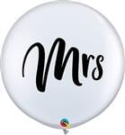 Mrs helium filled balloon