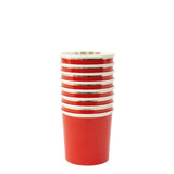Meri Meri-Red Tumbler Cups