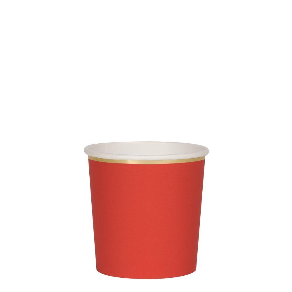 Meri Meri-Red Tumbler Cups