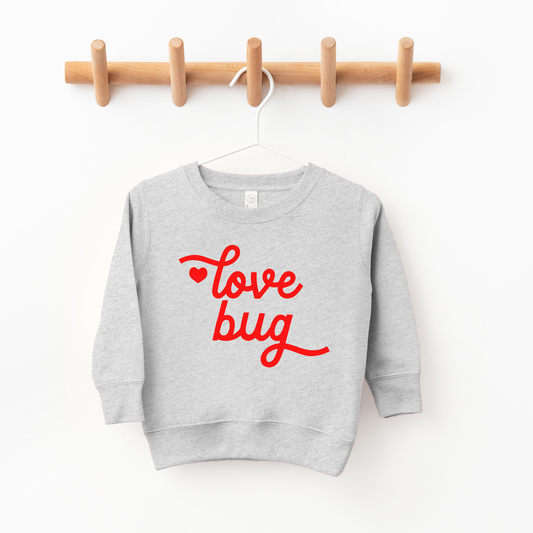 Love Bug Sweatshirt: Light Grey