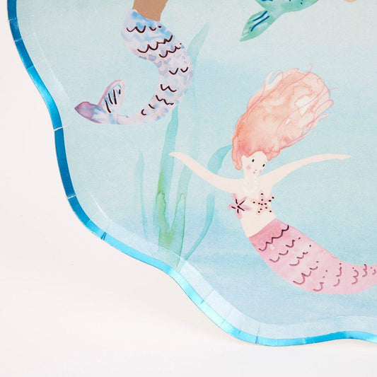 Meri Meri-Mermaids Swimming Plates