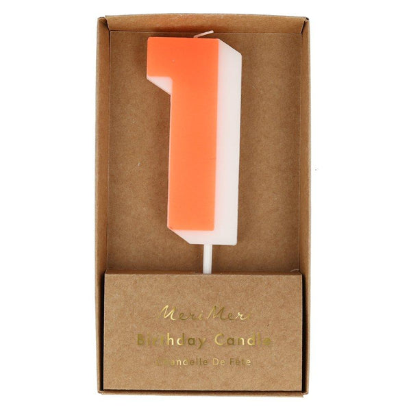 Number 1 -Birthday Candle