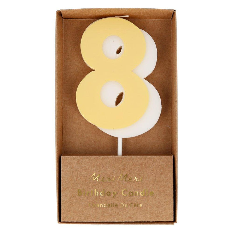Number 8 - Birthday Candle