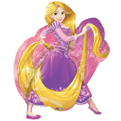 Helium Foil Balloon- 31" Rapunzel Super Shape