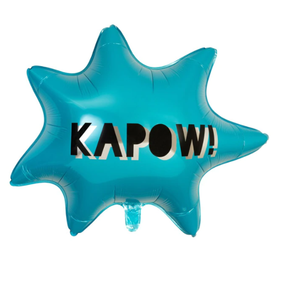 Helium Foil Balloon- Superhero Kapow