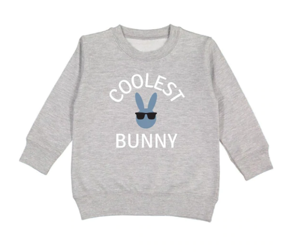 Coolest Bunny Sweatshirt- Gray