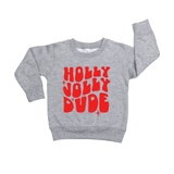 Grey Holly Jolly Dude sweatshirt