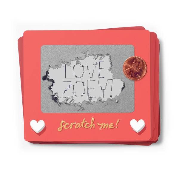 Scratch A Sketch Valentines - 18pk