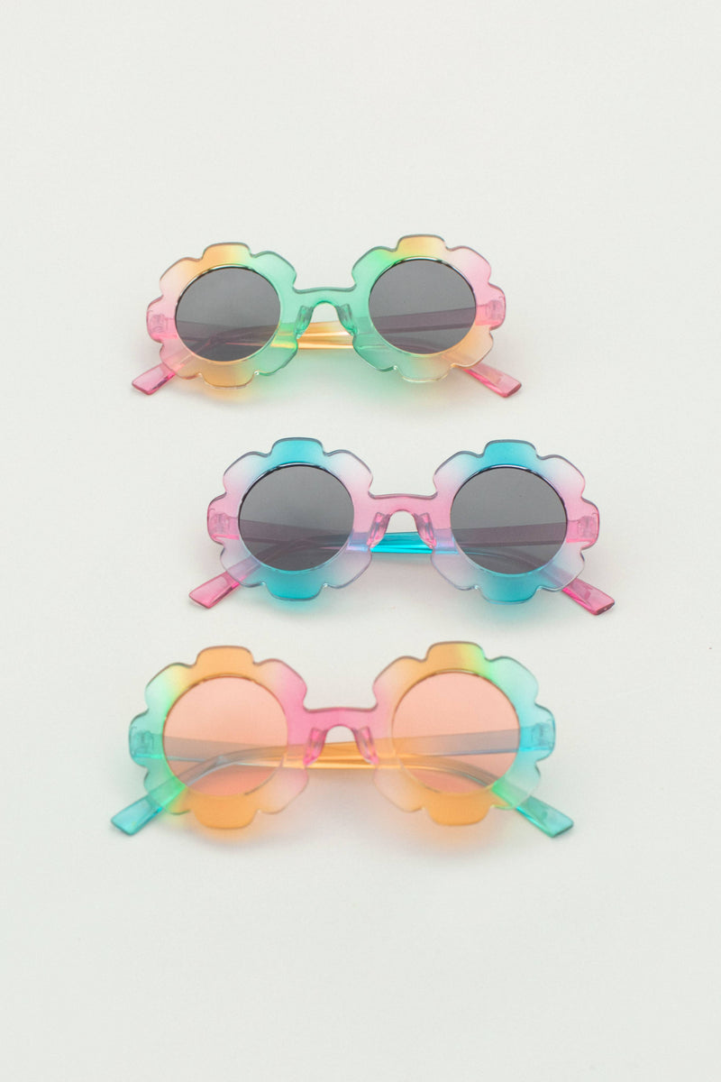 Kids Toddler Flower Sunglasses