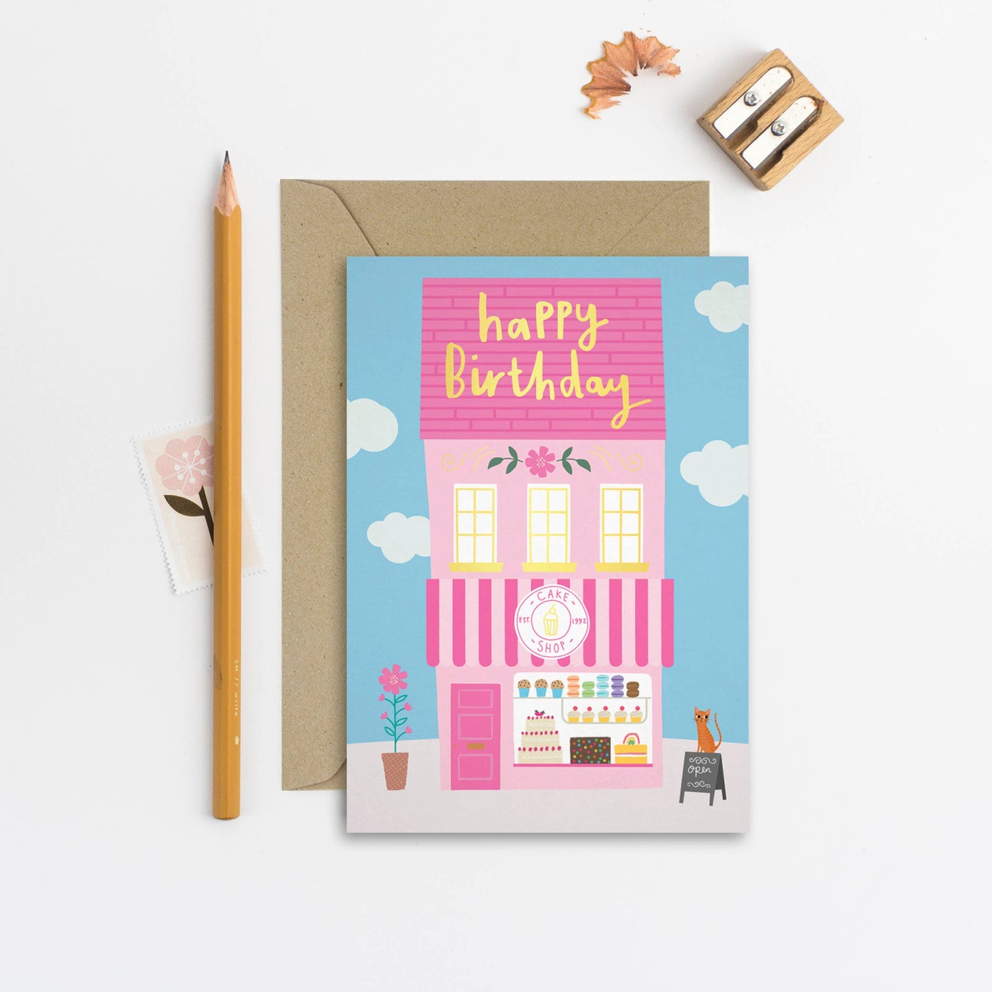 Cake Shop Birthday Card