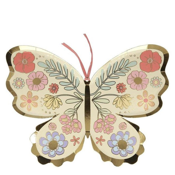 Meri Meri-Floral Butterfly Plates
