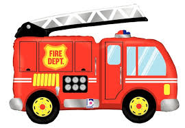 Helium Foil Balloon- 40" Fire Truck