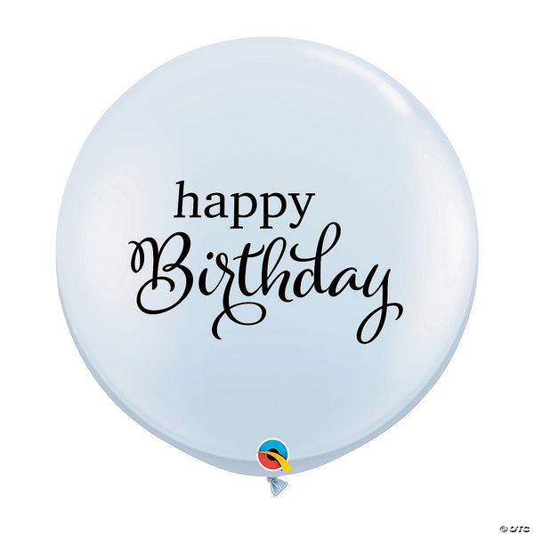 Helium Latex Balloon- 36" Happy Birthday