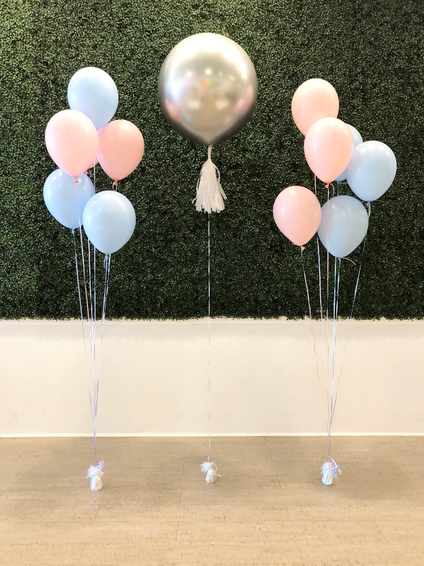 Helium Latex Balloon- 24" Gender Reveal Balloon with Confetti