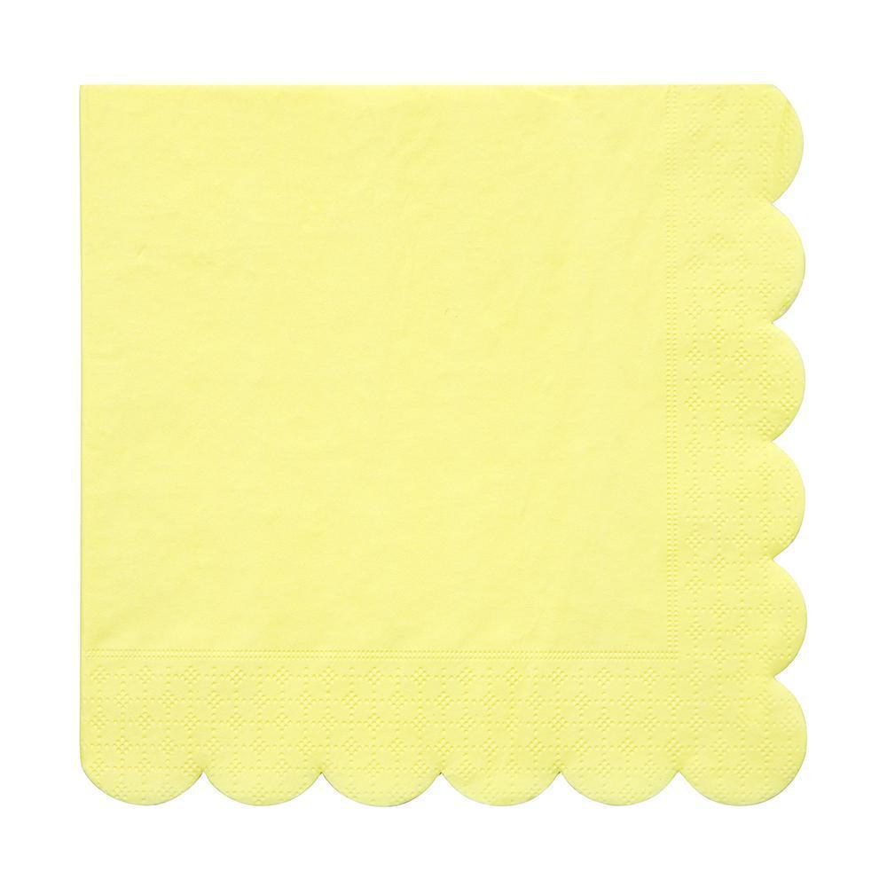 Meri Meri-Pale Yellow Large Napkin